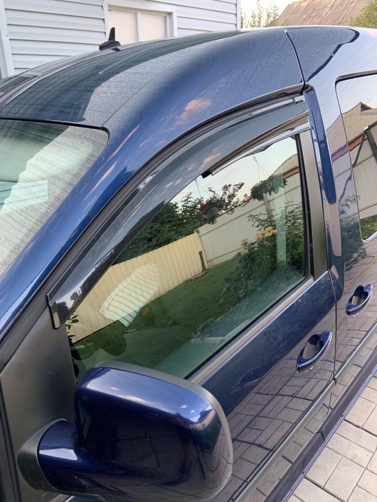 Window Deflectors (2 pcs, Sunplex Sport) for Volkswagen Caddy 2010-2015 - image 3