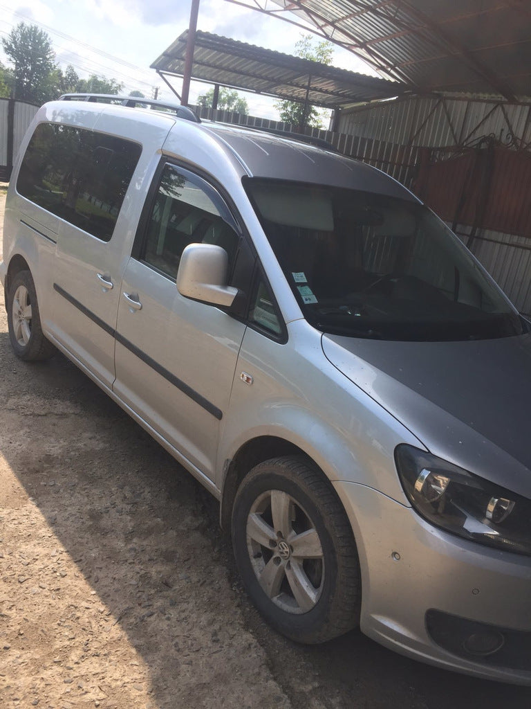 In-channel window deflectors (2 pcs, HIC) for Volkswagen Caddy 2010-2015 - image 3