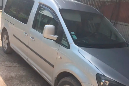In-channel window deflectors (2 pcs, HIC) for Volkswagen Caddy 2015-2020 - image 10