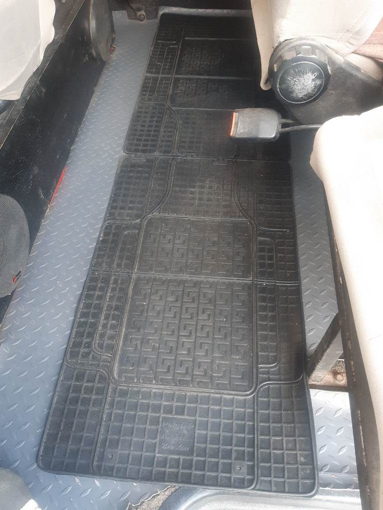 Rear floor mats (2 PCs, Polytep) for Volkswagen T4 Transporter - Reelken Auto