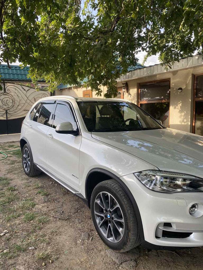 Window vents with chrome molding (4 pieces, HIC) for BMW X5 F-15 2013-2018 - Reelken Auto