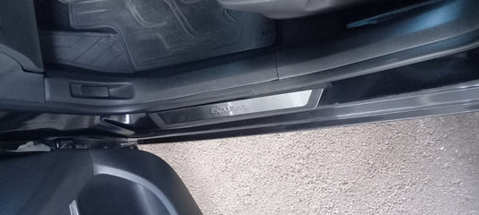 Door sills Flexill (4 pcs, stainless steel) for Citroen C-4 2010-2018 - image 2