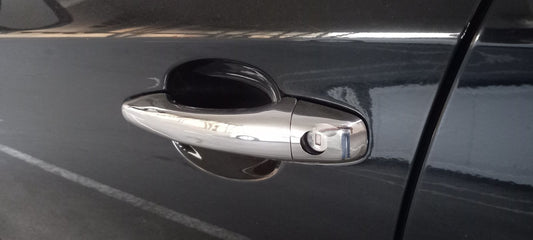 Covers for handles (4 pieces, stainless steel.) for Citroen C-4 2010-2018 - image 2