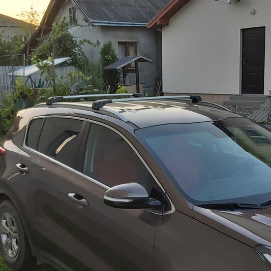 Cross rack roof rails integrated under the key (2 PCs) for Kia Sportage 2015-2021 - image 2