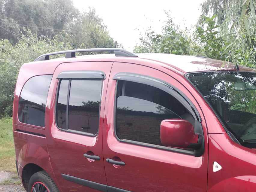 Deflectors (4-piece, HIC) for Renault Kangoo 2008-2020 - Reelken Auto