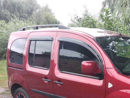 Deflectors (4-piece, HIC) for Renault Kangoo 2008-2020 - Reelken Auto