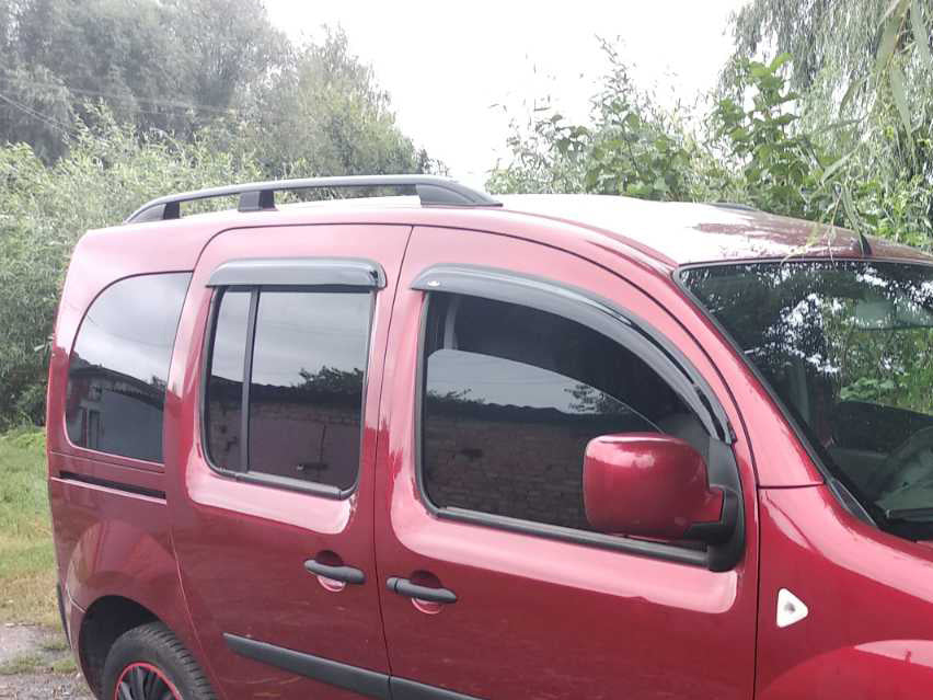 Window Deflectors (4 pcs, HIC) for Renault Kangoo 2008-2020 - image 1