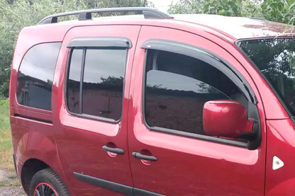 Window Deflectors (4 pcs, HIC) for Renault Kangoo 2008-2020 - image 1