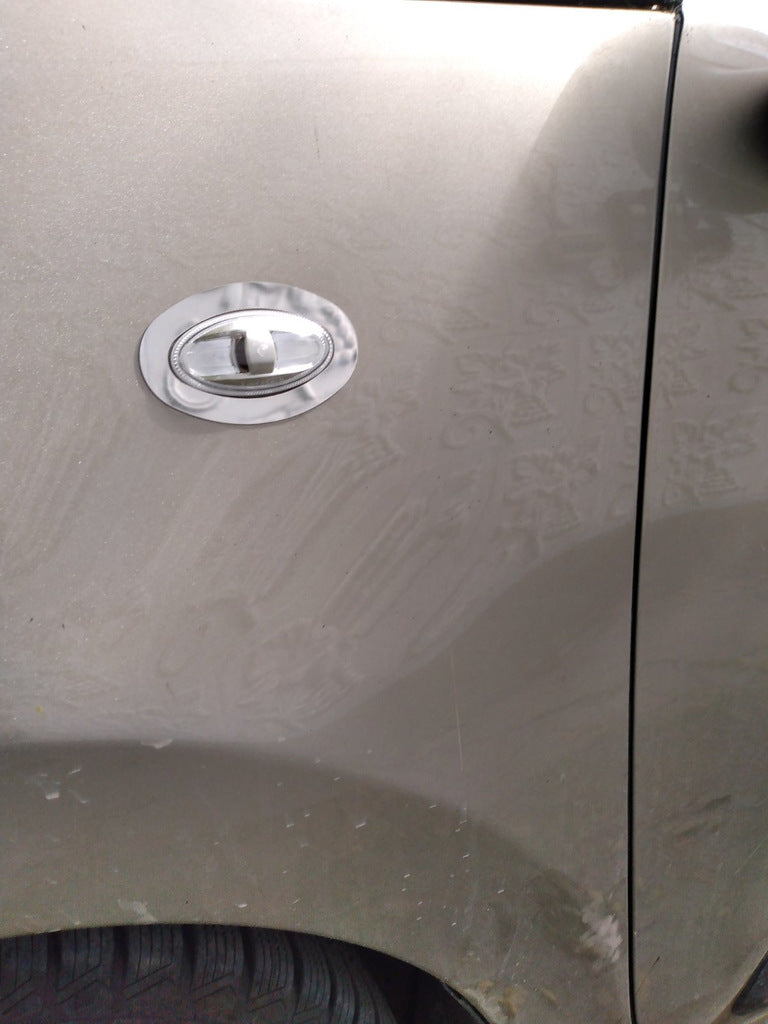 Turn Signal Trim Carmos (2 pcs, Stainless Steel) for Citroen C-3 Picasso 2010-2017 - image 2