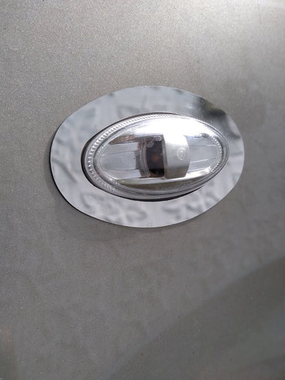 Turn Signal Trim Carmos (2 pcs, Stainless Steel) for Citroen C-3 Picasso 2010-2017 - image 4