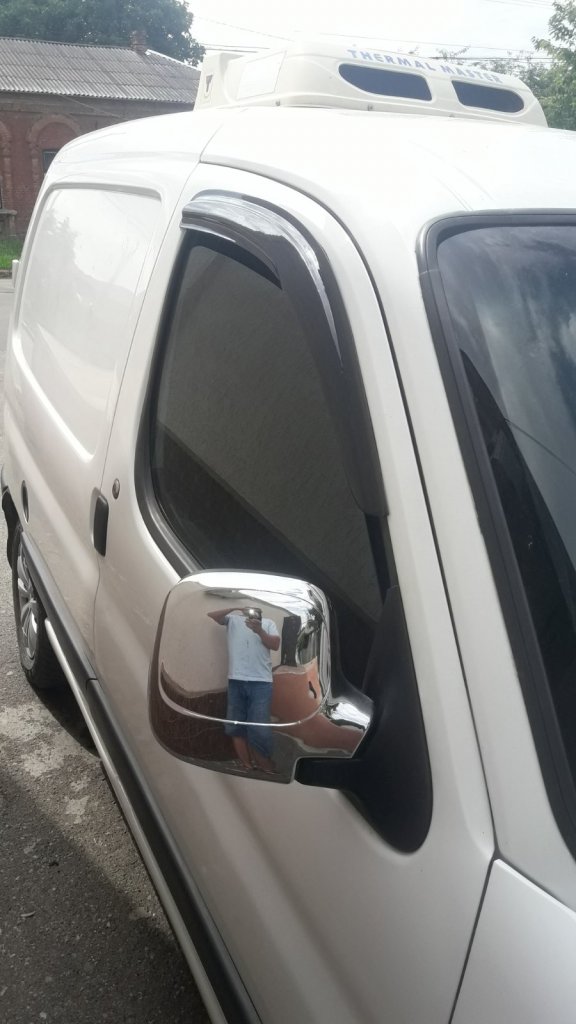 Mirror Covers (2 pcs, plastic) for Peugeot Partner 1996-2008 - image 4