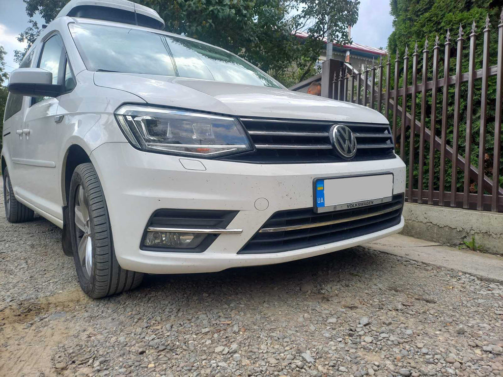 Stainless Steel Bumper Protector (3 pcs) for Volkswagen Caddy 2015-2020 - image 4