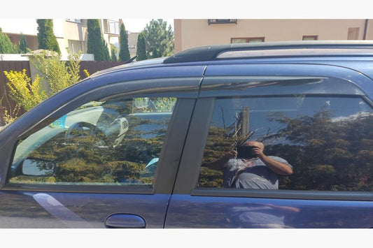 Window Deflectors (4 pcs, Sunplex Sport) for Fiat Siena 1996-2016 - image 1