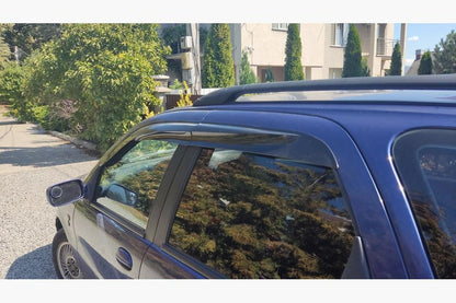 Window Deflectors (4 pcs, Sunplex Sport) for Fiat Siena 1996-2016 - image 3