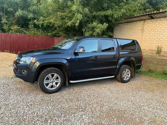 Side Steps Tayga Grey (2 pcs, Aluminum) for Volkswagen Amarok 2010-2022 - image 2