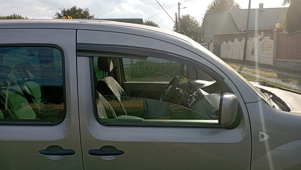 Window Deflectors (2 pcs, Sunplex Sport) for Renault Kangoo 2008-2020 - image 3