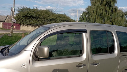 Window Deflectors (2 pcs, Sunplex Sport) for Renault Kangoo 2008-2020 - image 1