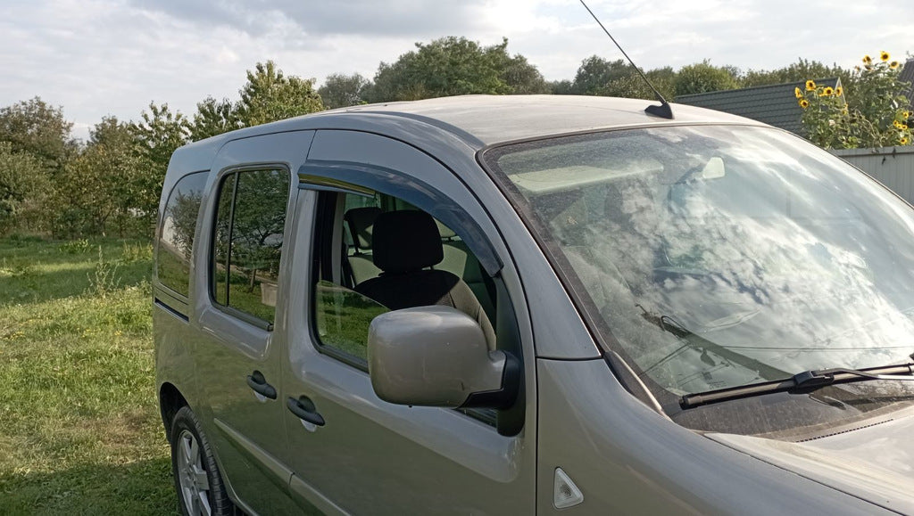 Window Deflectors (2 pcs, Sunplex Sport) for Renault Kangoo 2008-2020 - image 4