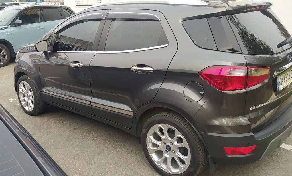 Door moldings stainless steel (4 pcs) for Ford Ecosport 2013-2022 - image 3