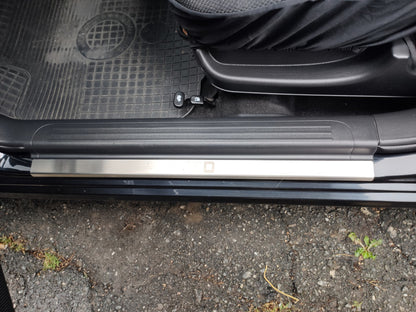 Carmos Stainless Steel Door Sill Protectors (4 pcs) for Chevrolet Aveo T250 2005-2011 - image 7