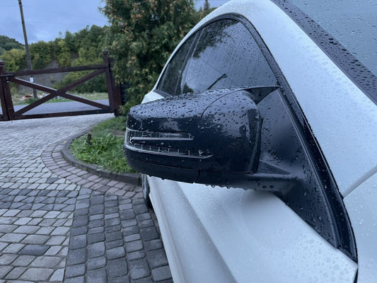 Mirror Covers AMG-Look (2 pcs) for Mercedes CLA C117 2013-2019 - image 1