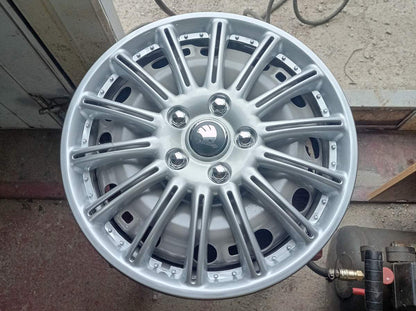 Stickers for wheel center caps 54mm (4pcs) for Skoda - image 3