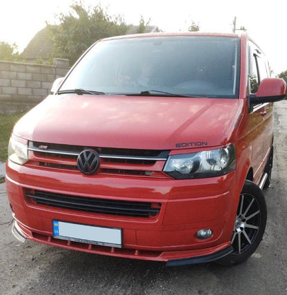 Front lip skirt (ABS) for Volkswagen T5 2010-2015 - Reelken Auto