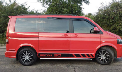 Window Deflectors (4 pcs, Sunplex Sport) for Volkswagen T5 Caravelle 2004-2010 - image 13