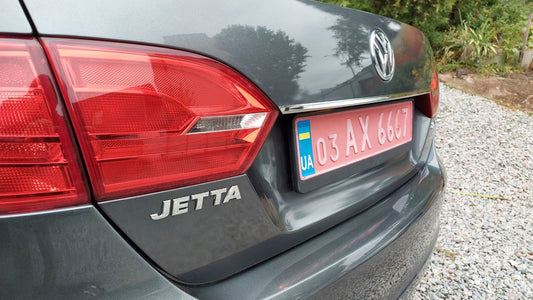 Plank above OmsaLine number (stainless) for Volkswagen Jetta 2011-2018 - image 1