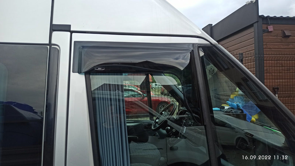 Window Deflectors (2 pcs, HIC) for Ford Transit 2000-2014 - image 10