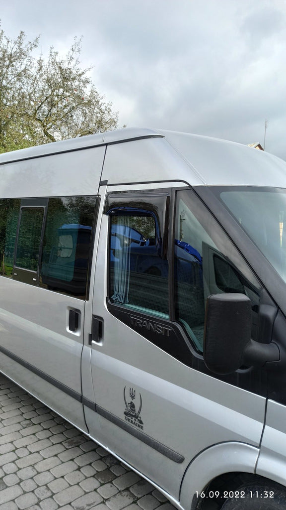 Window Deflectors (2 pcs, HIC) for Ford Transit 2000-2014 - image 4