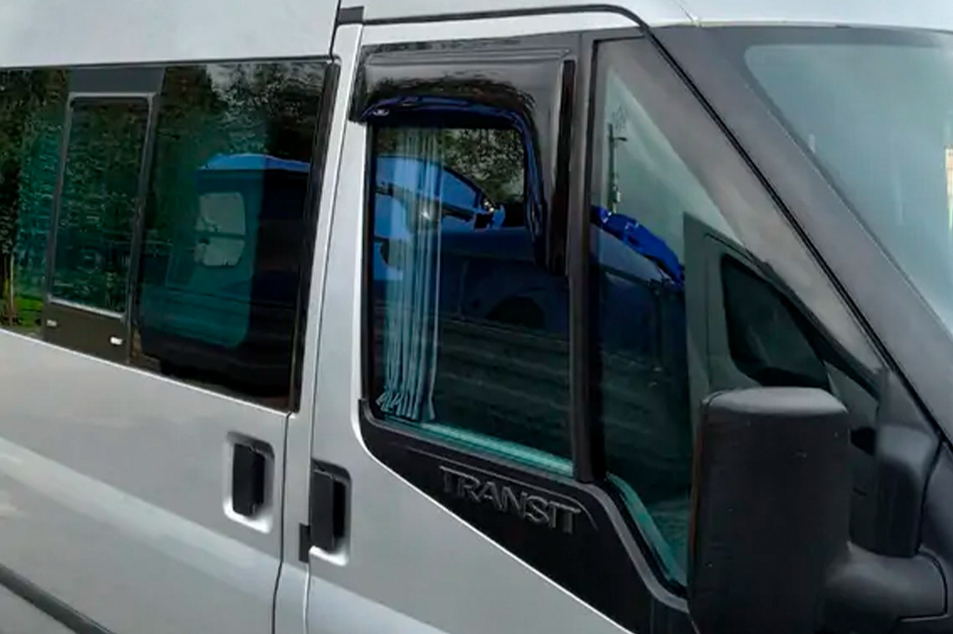 Window Deflectors (2 pcs, HIC) for Ford Transit 2000-2014 - image 2