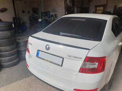 Spoiler LIP (Sunplex, black) (115.4cm *6cm) for Skoda Octavia III A7 2013-2019 - Reelken Auto