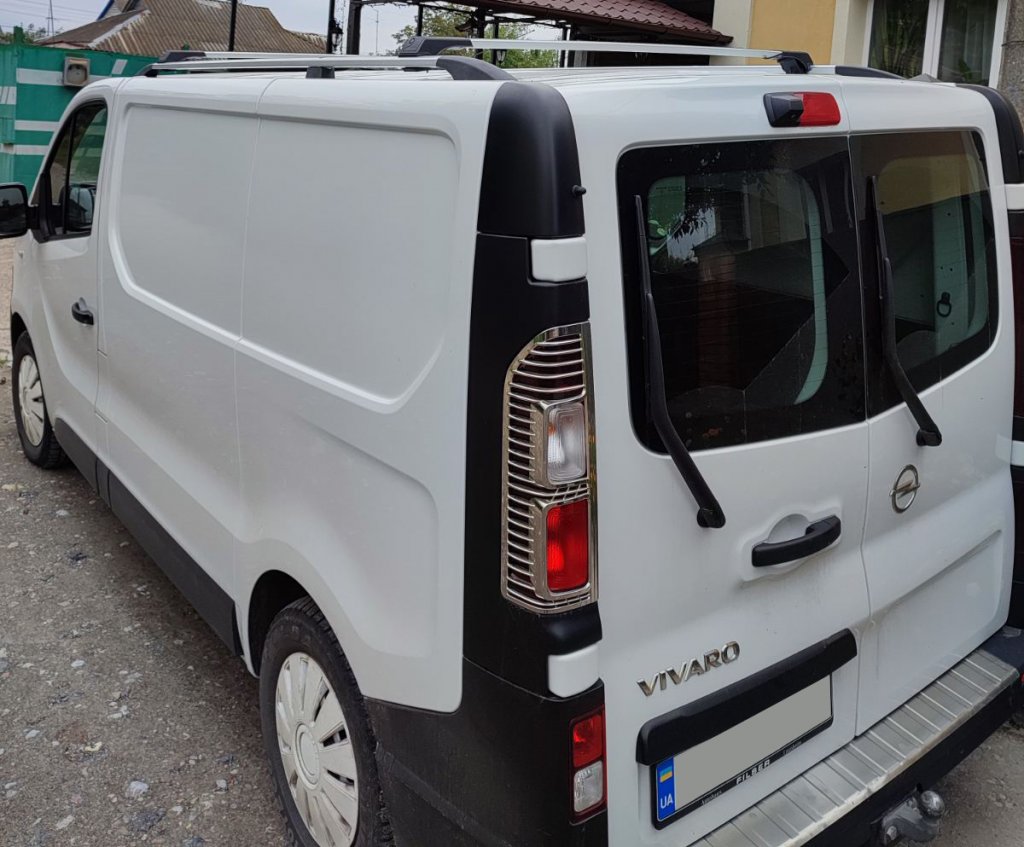 Chrome Tail Light Covers (2 pcs, plastic) for Fiat Talento 2016- - image 1