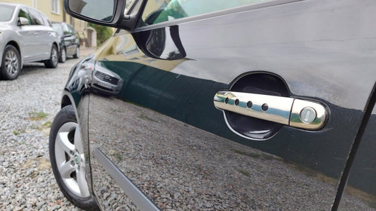 Pads on the handles with holes (stainless) for Seat Leon 2005-2012 - image 2