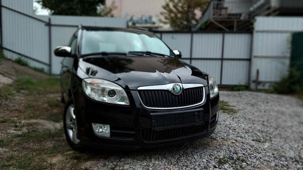Overlay is not mirror (Carmos, 2 PCs, stainless steel) for Skoda Fabia 2007-2014 - Reelken Auto