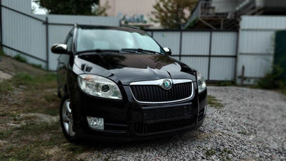 Overlay is not mirror (Carmos, 2 PCs, stainless steel) for Skoda Fabia 2007-2014 - Reelken Auto