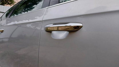 Pads on the handles flat (4 pieces, stainless steel) for Volkswagen Passat B6 2006-2012 - Reelken Auto