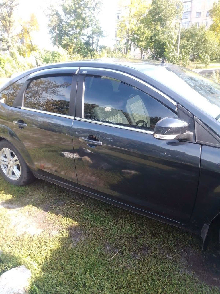 The outer edging of the glass (4 pieces, stainless.) for Ford Focus II 2008-2011 - image 3
