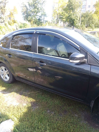 The outer edging of the glass (4 pieces, stainless.) for Ford Focus II 2008-2011 - image 3