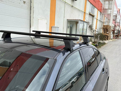 Car trunk for a smooth roof Erkul V4 (chrome, pair) - Reelken Auto