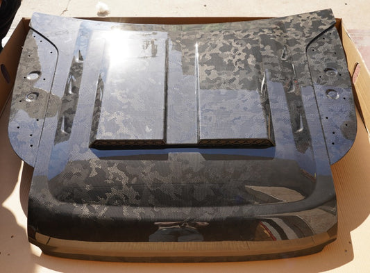 Carbon Hood (Forged Carbon) for Land Rover Defender 2019- - image 1