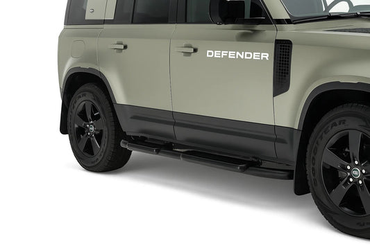 OEM Black Side Steps (for long version, 2 pcs) for Land Rover Defender 2019- - image 1