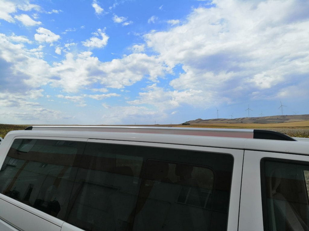 Integrated Roof Rails (Chrome) for Volkswagen T5 Multivan 2003-2010 - image 6