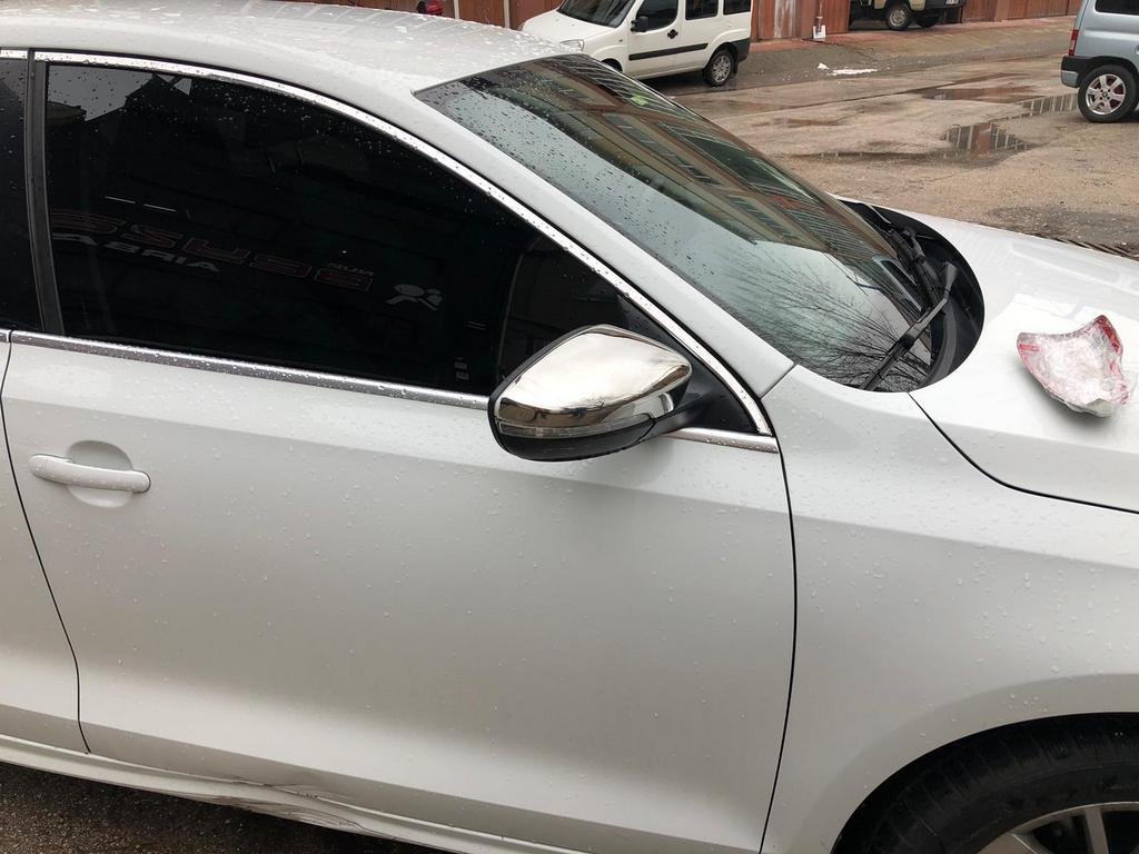 Mirror Covers (2 pcs, for EU, Stainless Steel) for Volkswagen Passat B7 2012-2015 - image 7