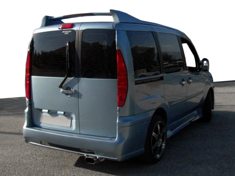 Roof rails with spoiler HRV-type (primed for painting) for Fiat Doblo I 2005-2010 - image 4