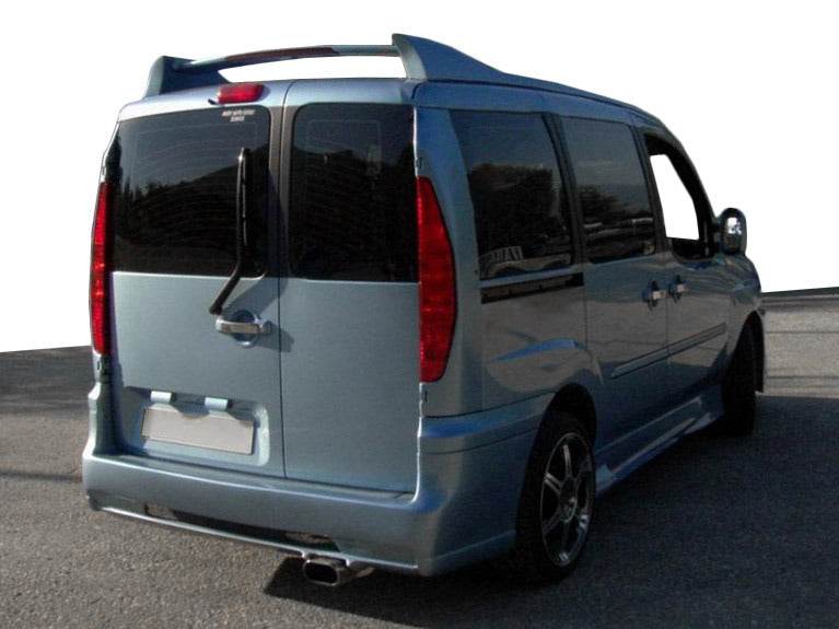 Roof spoiler with HRV-type (for painting) for Fiat Doblo I 2005-2010 - Reelken Auto