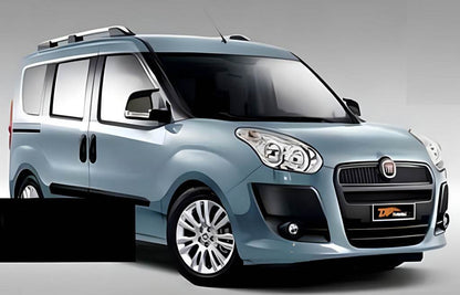 Covers for mirrors BMW-Style (2 pcs) for Fiat Doblo II 2010-2022 - Reelken Auto