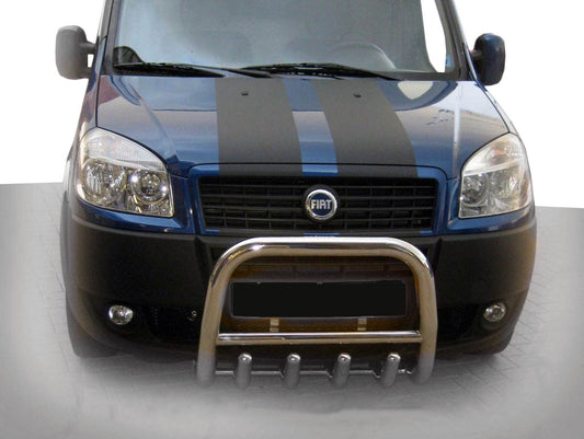 Front Bar QT006 (Stainless Steel) for Fiat Doblo I 2005-2010 - image 1