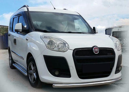 Front Bar ST008 (Stainless Steel) for Fiat Doblo II 2010-2022 - image 1